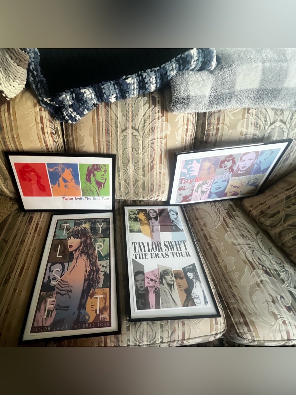 Taylor Swift Multi-Color Pop-Art Framed Poster Set